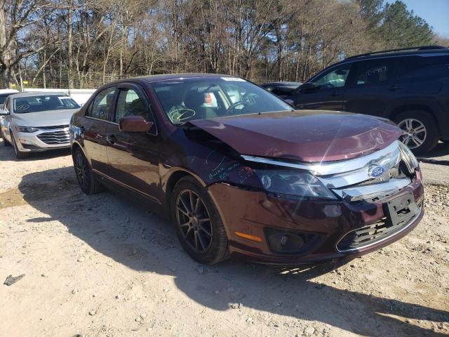 3FAHP0HA8BR298799 - 2011 FORD FUSION SE BURGUNDY photo 1