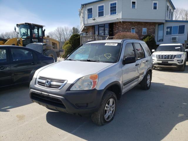 SHSRD78804U212296 - 2004 HONDA CRV SILVER photo 2