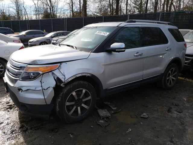 1FM5K8D84EGC33243 - 2014 FORD EXPLORER X SILVER photo 1