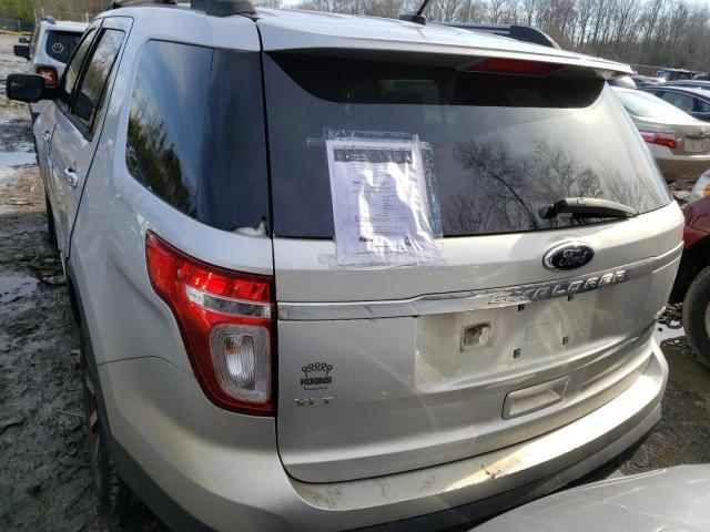 1FM5K8D84EGC33243 - 2014 FORD EXPLORER X SILVER photo 6