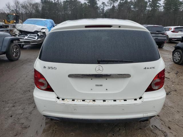 4JGCB65E79A089356 - 2009 MERCEDES-BENZ R 350 4MAT WHITE photo 6