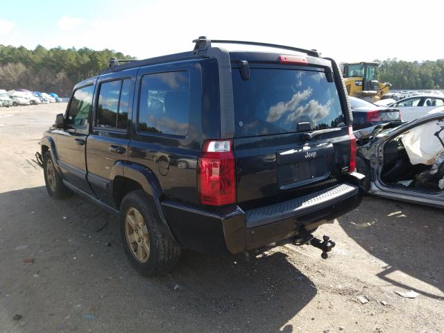 1J8HH48P87C632377 - 2007 JEEP COMMANDER შავი ფოტო 3
