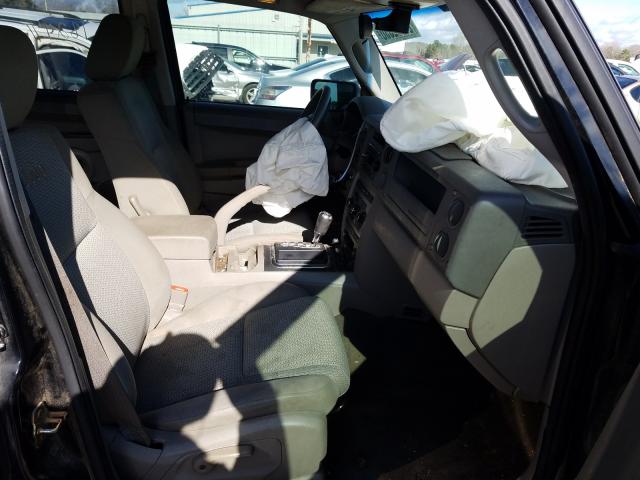 1J8HH48P87C632377 - 2007 JEEP COMMANDER შავი ფოტო 5