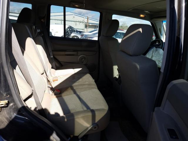 1J8HH48P87C632377 - 2007 JEEP COMMANDER შავი ფოტო 6