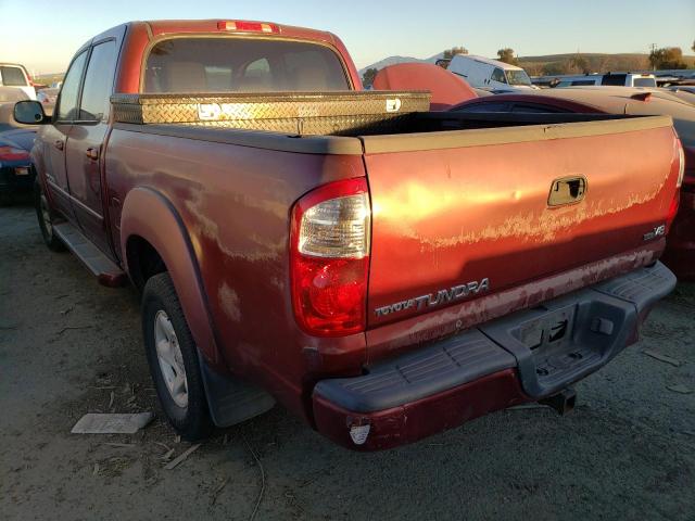 5TBET38164S457032 - 2004 TOYOTA TUNDRA DOU MAROON photo 2