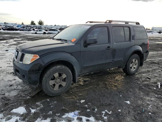 5N1AR18W57C629928 - 2007 NISSAN PATHFINDER BLACK photo 1