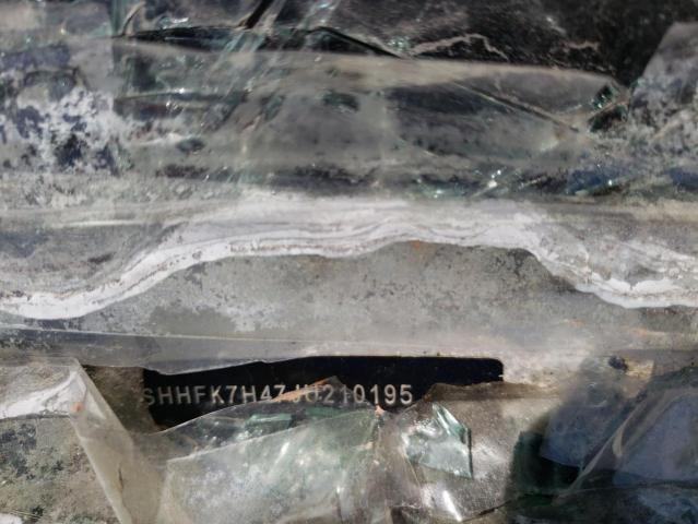 SHHFK7H47JU210195 - 2018 HONDA CIVIC SPOR WHITE photo 10