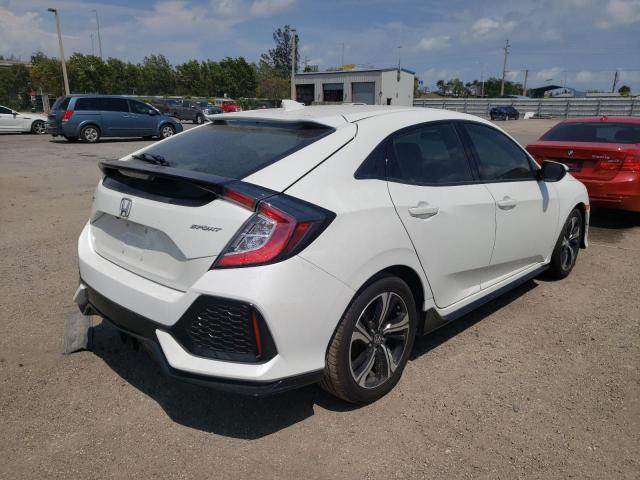 SHHFK7H47JU210195 - 2018 HONDA CIVIC SPOR WHITE photo 4