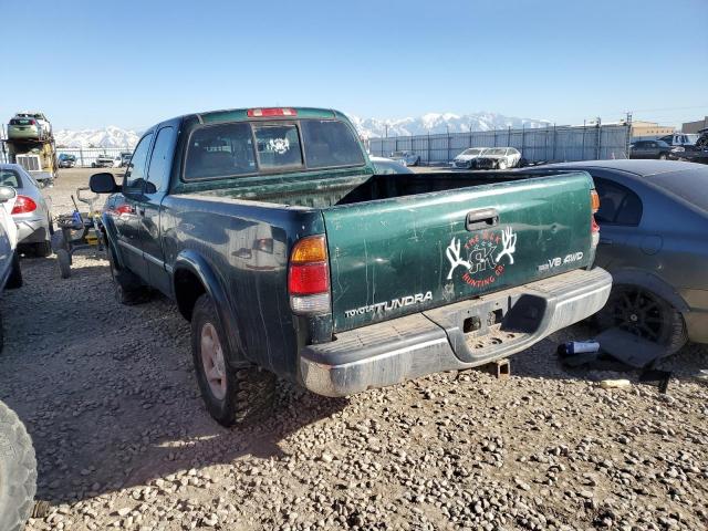 5TBBT48152S243753 - 2002 TOYOTA TUNDRA ACC GREEN photo 2