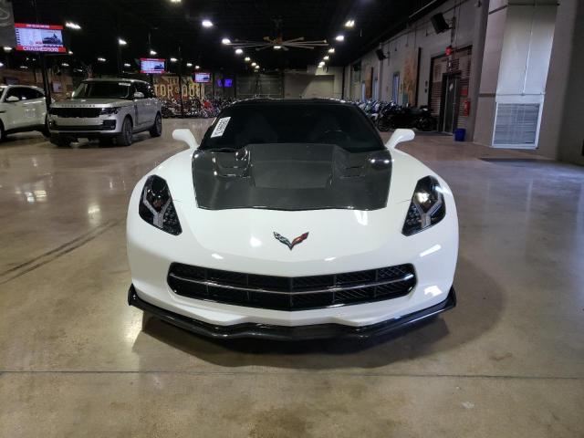 1G1YA2D75F5102045 - 2015 CHEVROLET CORVETTE S WHITE photo 2