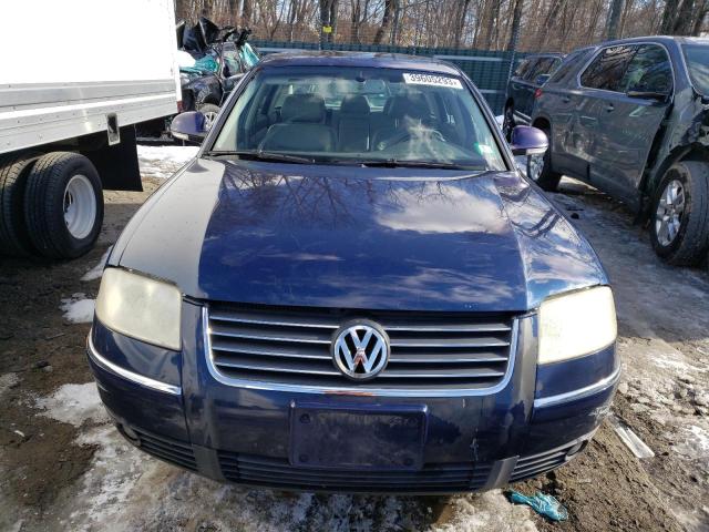 WVWRH63B94P241875 - 2004 VOLKSWAGEN PASSAT GLX Mavi foto 5