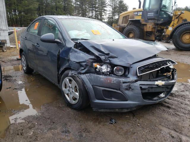 1G1JA5SH3D4206342 - 2013 CHEVROLET SONIC LS GRAY photo 1