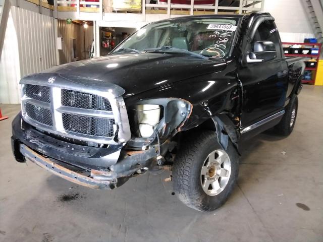 3D7KS28A78G122217 - 2008 DODGE RAM 2500 S BLACK photo 2