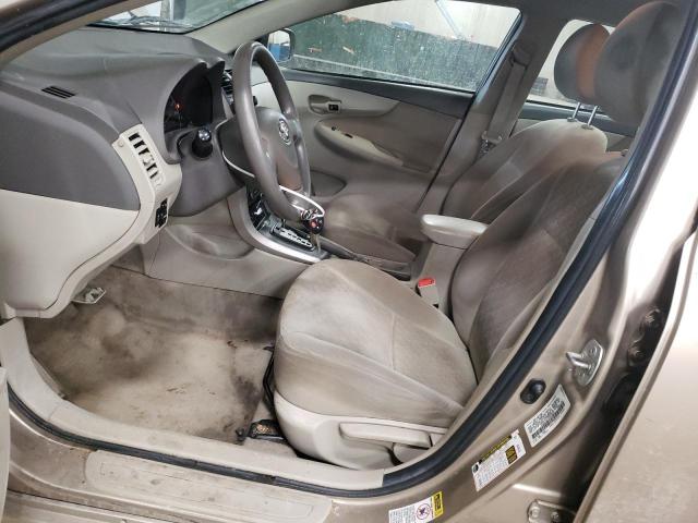 1NXBU40E19Z093693 - 2009 TOYOTA COROLLA BA BEIGE photo 7