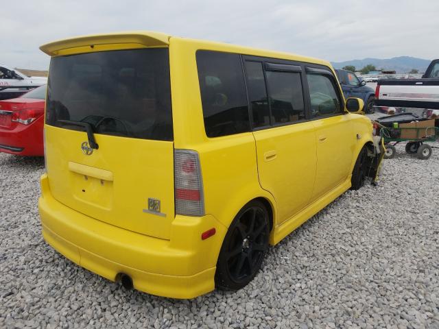 JTLKT334454014326 - 2005 TOYOTA SCION XB 黄色 照片 4