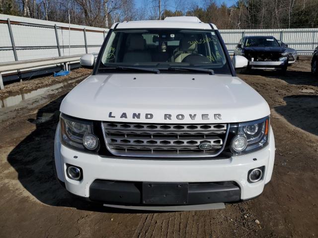 SALAG2V62GA788902 - 2016 LAND ROVER LR4 HSE WHITE photo 5