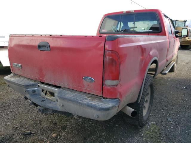 1FTWW31Y15EA60975 - 2005 FORD F350 SRW S RED photo 3