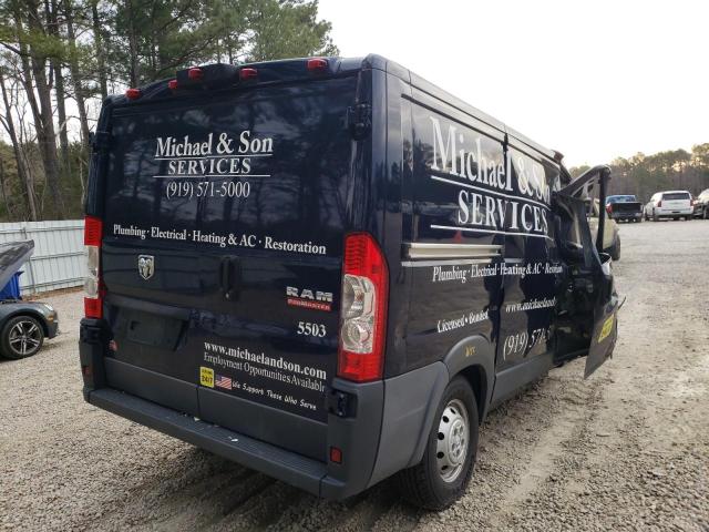 3C6TRVNG9JE150324 - 2018 RAM PROMASTER BLUE photo 4