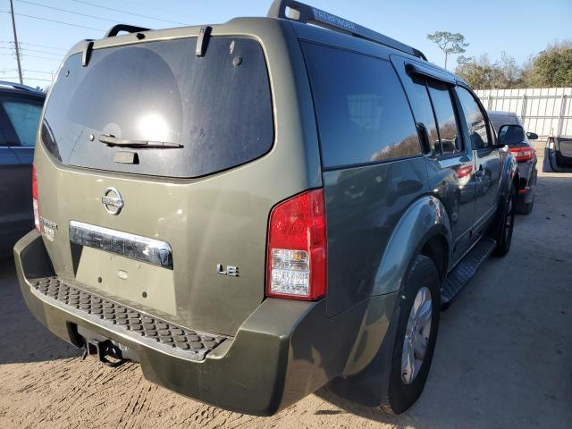5N1AR18U25C762402 - 2005 NISSAN PATHFINDER მწვანე ფოტო 3