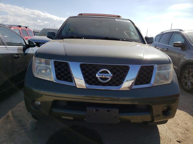 5N1AR18U25C762402 - 2005 NISSAN PATHFINDER მწვანე ფოტო 5