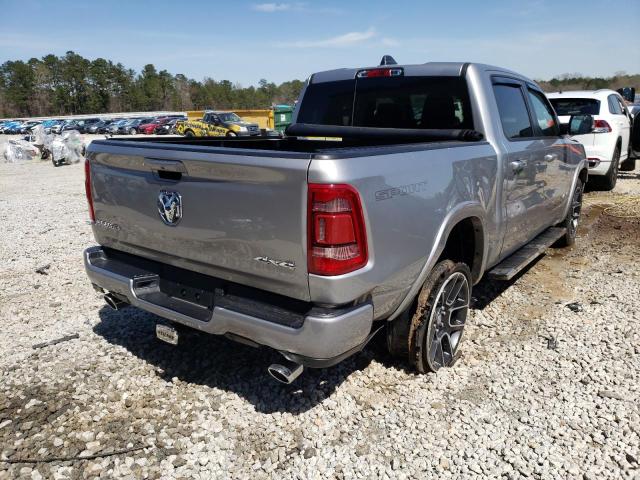 1C6SRFJT1MN810201 - 2021 RAM 1500 LARAM GRAY photo 4