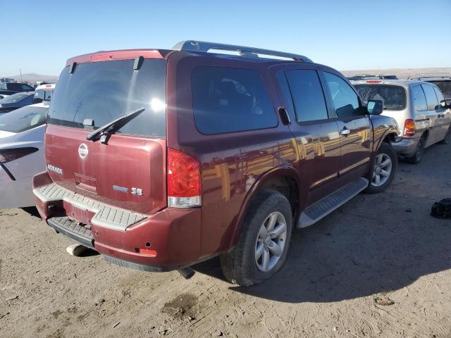 5N1BA0ND1AN618753 - 2010 NISSAN ARMADA SE MAROON photo 3