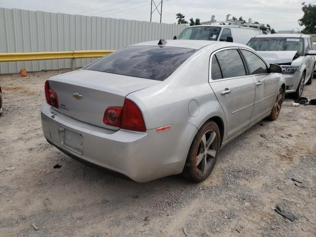 1G1ZC5EU3CF384423 - 2012 CHEVROLET MALIBU 1LT ვერცხლისფერი ფოტო 4