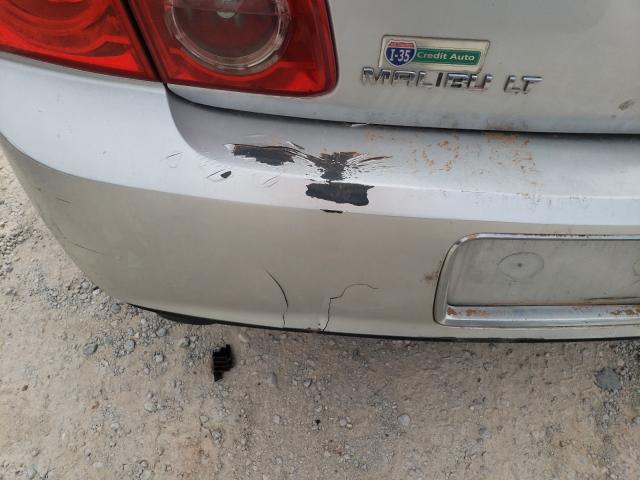 1G1ZC5EU3CF384423 - 2012 CHEVROLET MALIBU 1LT ვერცხლისფერი ფოტო 9