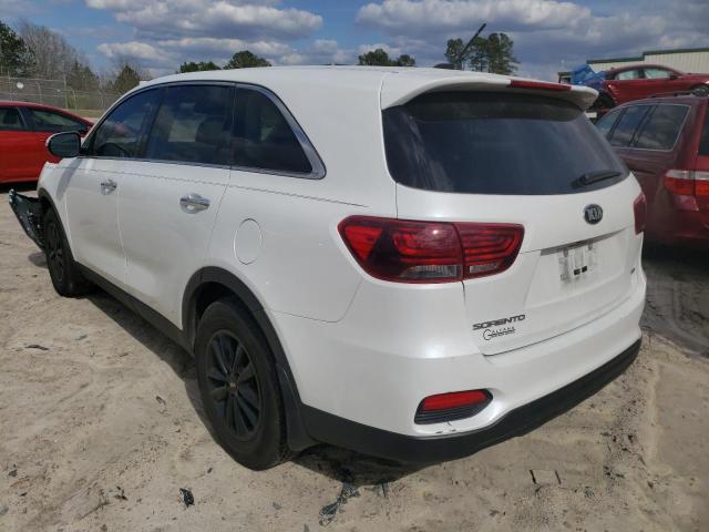 5XYPG4A30KG605580 - 2019 KIA SORENTO L WHITE photo 3