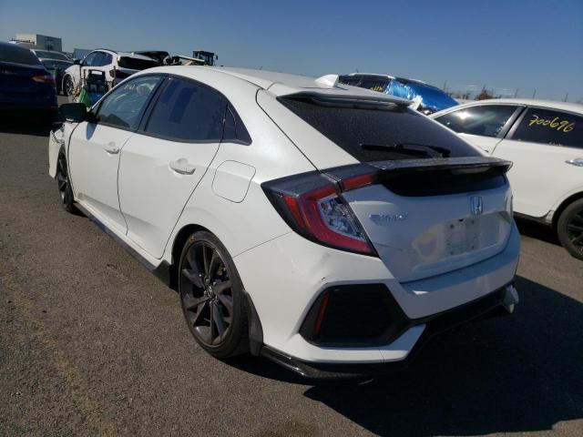 SHHFK7H48KU415624 - 2019 HONDA CIVIC SPOR WHITE photo 3