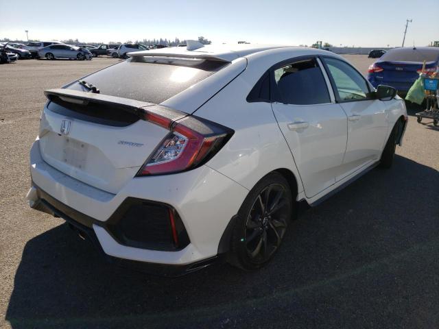 SHHFK7H48KU415624 - 2019 HONDA CIVIC SPOR WHITE photo 4