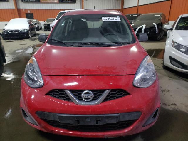 3N1CK3CP0HL236862 - 2017 NISSAN MICRA RED photo 5