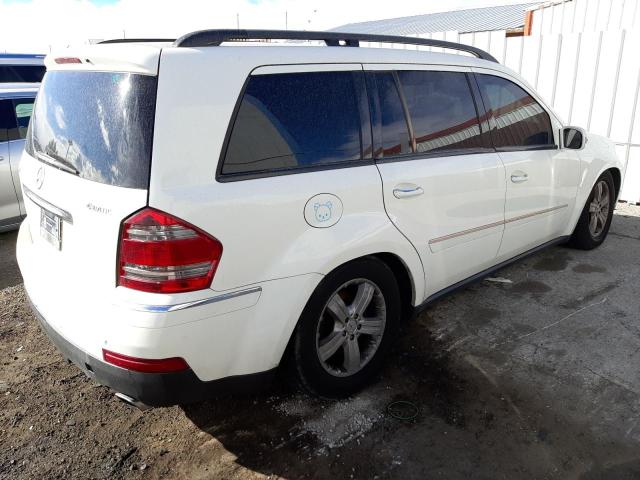 4JGBF71E77A181690 - 2007 MERCEDES-BENZ GL 450 4MA WHITE photo 3