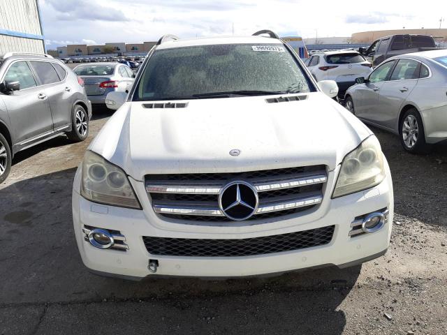 4JGBF71E77A181690 - 2007 MERCEDES-BENZ GL 450 4MA WHITE photo 5