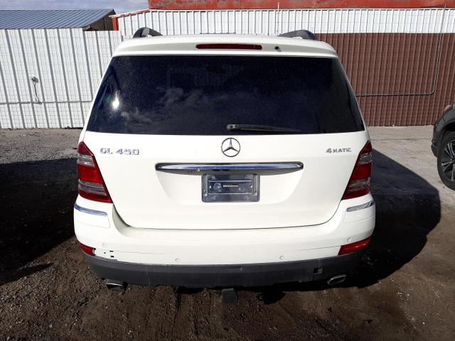 4JGBF71E77A181690 - 2007 MERCEDES-BENZ GL 450 4MA WHITE photo 6