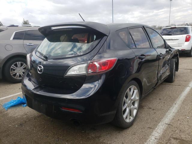 JM1BL1K38B1454961 - 2011 MAZDA SPEED 3 BLACK photo 4