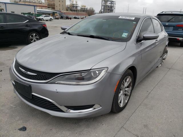 1C3CCCAB4FN579919 - 2015 CHRYSLER 200 SILVER photo 2