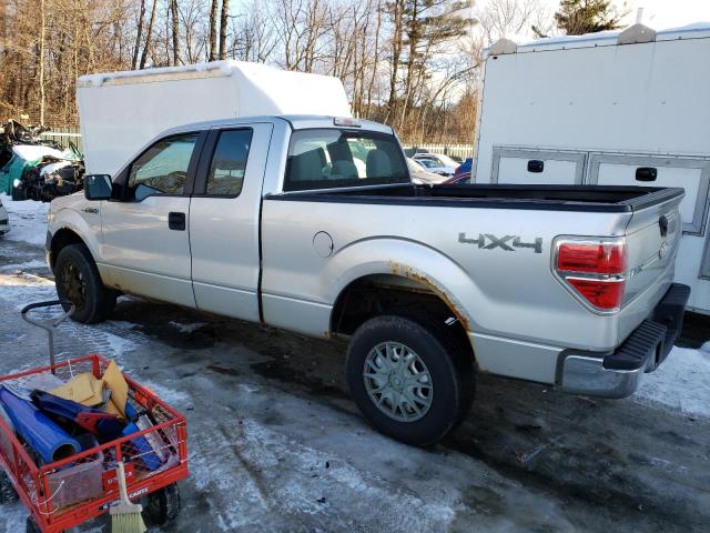 1FTFX1EF9CFB44141 - 2012 FORD F150 SUPER SILVER photo 2