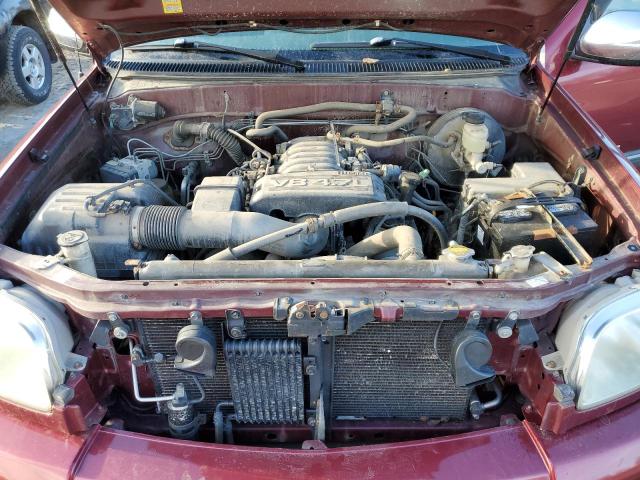 5TBBT44125S463362 - 2005 TOYOTA TUNDRA ACC MAROON photo 11