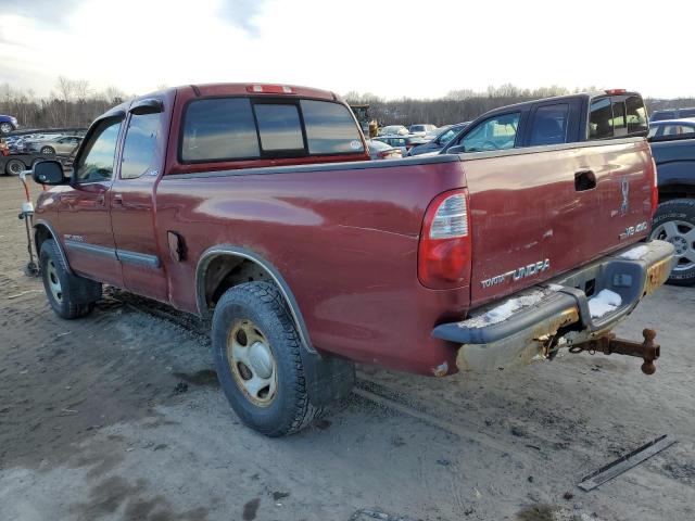 5TBBT44125S463362 - 2005 TOYOTA TUNDRA ACC MAROON photo 2