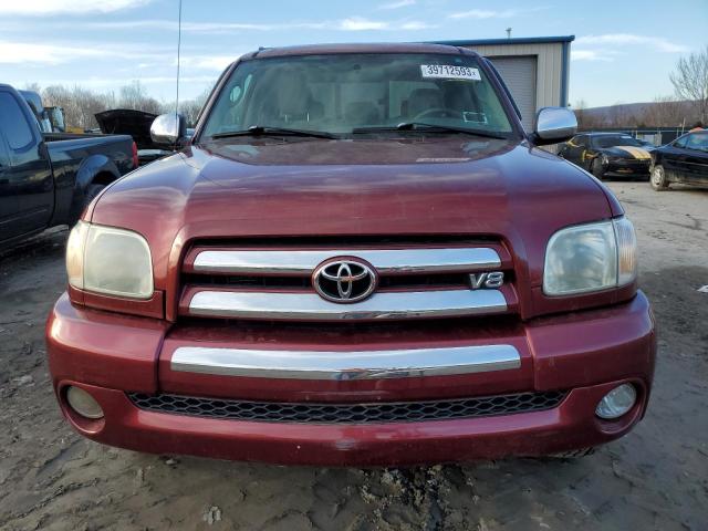 5TBBT44125S463362 - 2005 TOYOTA TUNDRA ACC MAROON photo 5