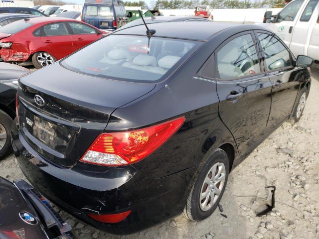 KMHCT4AE3DU352585 - 2013 HYUNDAI ACCENT BLACK photo 4