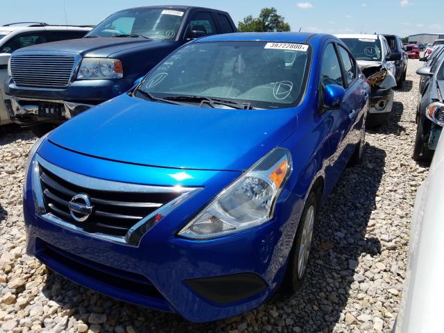 3N1CN7AP5GL886111 - 2016 NISSAN VERSA S BLUE photo 2