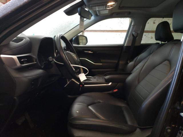 5TDGZRAHXMS066197 - 2021 TOYOTA HIGHLANDER შავი ფოტო 7
