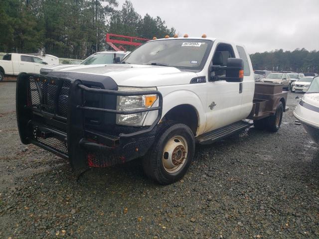 1FD8X3HT4FEB36380 - 2015 FORD F350 SUPER WHITE photo 1