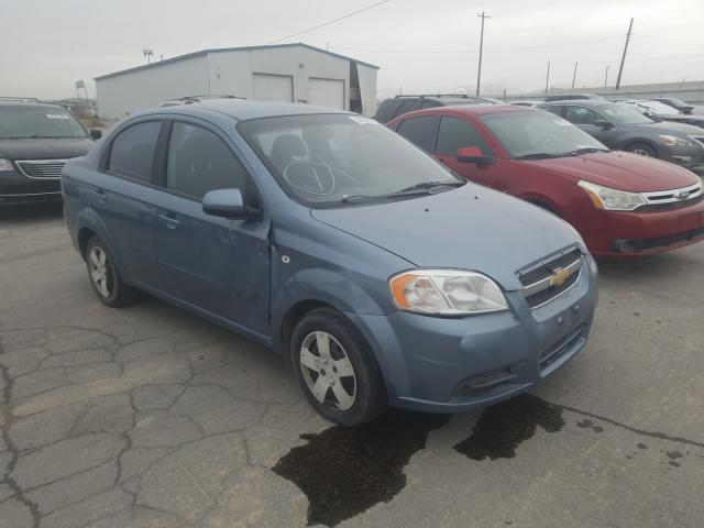 KL1TD566X7B115656 - 2007 CHEVROLET AVEO BASE BLUE photo 1