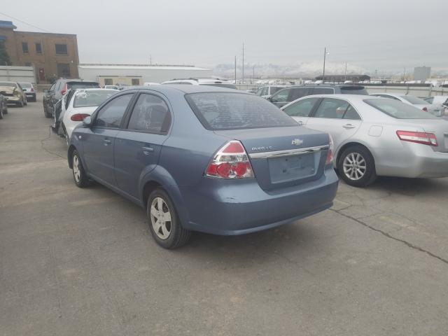 KL1TD566X7B115656 - 2007 CHEVROLET AVEO BASE BLUE photo 3