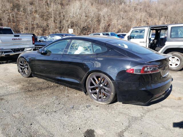 5YJSA1E67MF450776 - 2021 TESLA MODEL S Սև լուսանկար 2