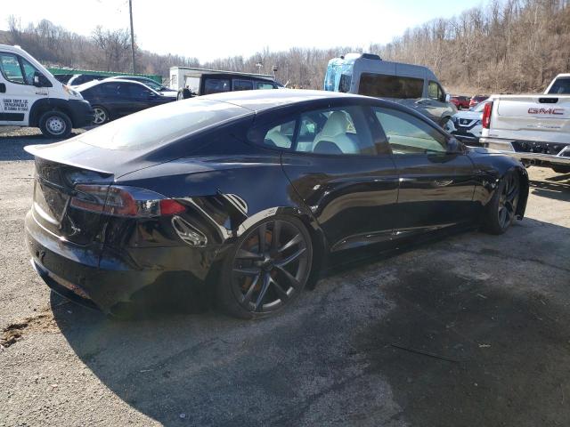 5YJSA1E67MF450776 - 2021 TESLA MODEL S Սև լուսանկար 3