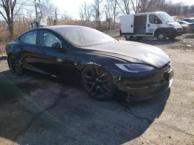 5YJSA1E67MF450776 - 2021 TESLA MODEL S Սև լուսանկար 4